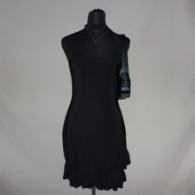 Load image into Gallery viewer, PLT black tube scarf detail midi dress (M/L)
