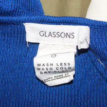 Load image into Gallery viewer, Blue bolero shrug long sleeves (S)
