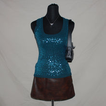 Load image into Gallery viewer, Greenish blue sequence tank (S)
