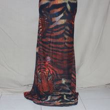 Load image into Gallery viewer, Tiger print mesh one-piece maxi dress (S)

