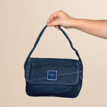 Load image into Gallery viewer, Guess denim shoulder bag
