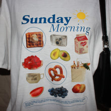 Load image into Gallery viewer, Sunday Morning oversized graphic tee (L)
