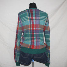 Load image into Gallery viewer, Polo by Ralph Lauren plaid pattern wool sweater (S)
