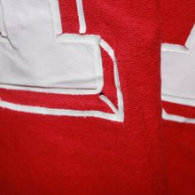 Load image into Gallery viewer, Adidas vintage red v-neck cotton jersey (M)
