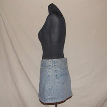 Load image into Gallery viewer, Faded Glory denim midi skirt (W28)
