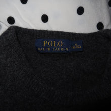 Load image into Gallery viewer, Polo by Ralph Lauren gray wool sweater (XS/S)

