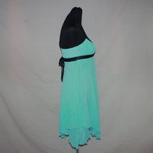 Load image into Gallery viewer, Vintage Jane Norman teal laced asymmetrical midi dress (S)
