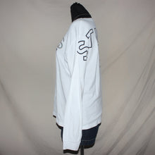 Load image into Gallery viewer, Stussy white graphic logo sweater (L)
