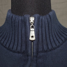 Load image into Gallery viewer, Polo Ralph Lauren navy blue zipped collar sweater (XL)
