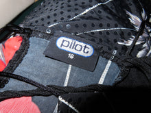 Load image into Gallery viewer, Bedazzled polka dot floral v-cut midi dress (S)
