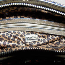 Load image into Gallery viewer, Guess monogram black and beige long shoulder bag
