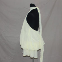 Load image into Gallery viewer, Yellow halter midi dress (M)
