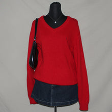 Load image into Gallery viewer, Polo Sport red v-cut sweater (L)
