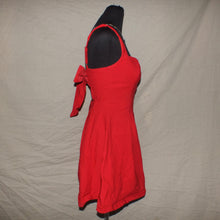 Load image into Gallery viewer, Red bow mini dress (XS)
