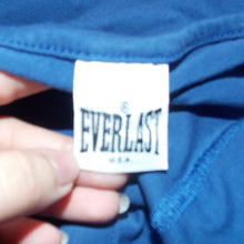 Load image into Gallery viewer, EverLast graphic halter blue top (S)
