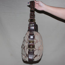 Load image into Gallery viewer, Vintage Coach Zoe hobo signature monogram shoulder bag

