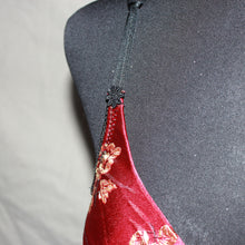 Load image into Gallery viewer, Red floral patterned corset (S)
