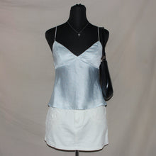 Load image into Gallery viewer, Blossom baby blue tank top (S)
