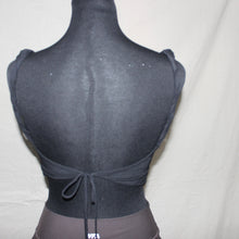 Load image into Gallery viewer, Tiger Mist black wrap top (S)
