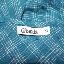 Load image into Gallery viewer, Ghanda blue gingham long dress (XS)
