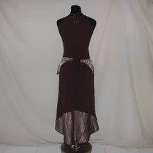 Load image into Gallery viewer, Moloko brown corseted designed midi dress (S)
