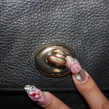 Load image into Gallery viewer, Coach marie top handle satchels pebble leather bag
