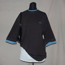 Load image into Gallery viewer, Adidas brown and blue polar shirt (L)
