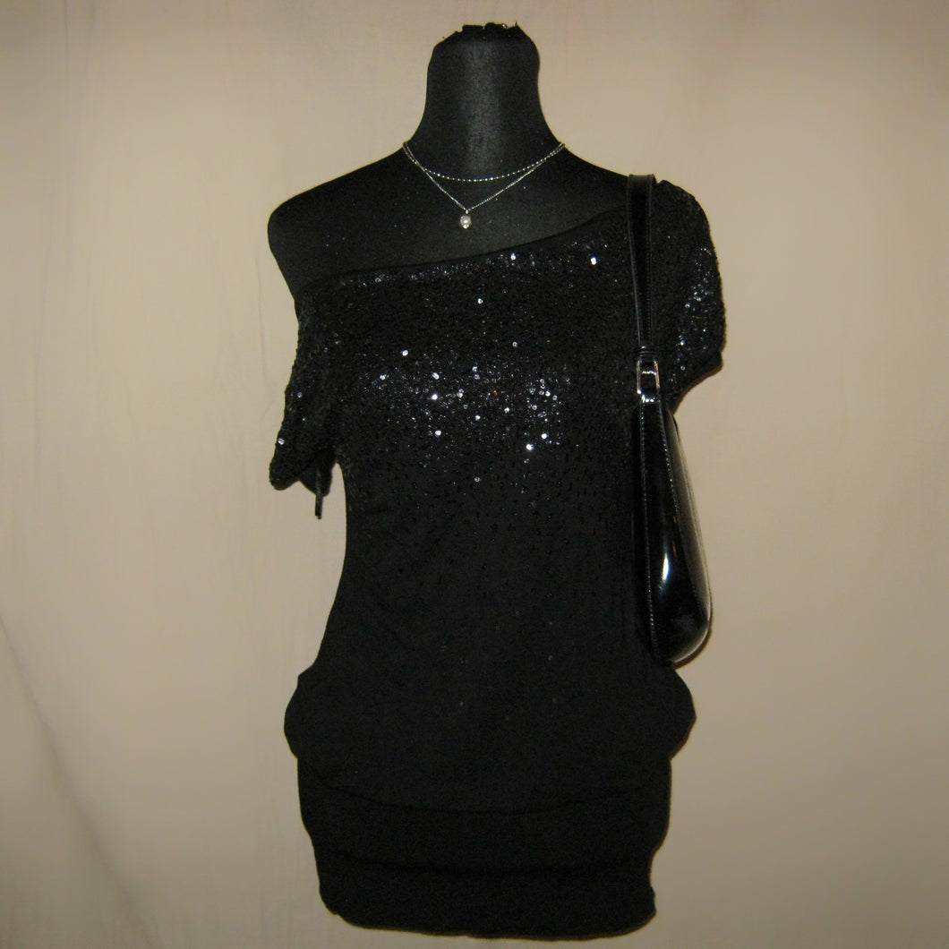 Jane Norman one shoulder dress (S)