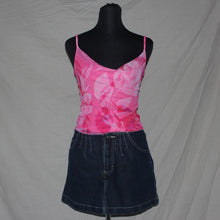 Load image into Gallery viewer, Tropical pattern backless wrap cowl neck top (S)
