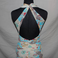 Load image into Gallery viewer, Boho patterned asymmetrical midi dress (S)
