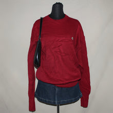 Load image into Gallery viewer, Lacoste dark red high neck sweater (M)
