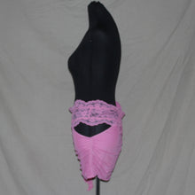 Load image into Gallery viewer, Outcast pink laced asymmetrical with tag ruched skirt (M)
