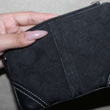 Load image into Gallery viewer, Vintage coach black wristlet

