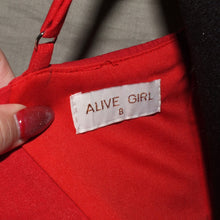 Load image into Gallery viewer, Red bow mini dress (XS)
