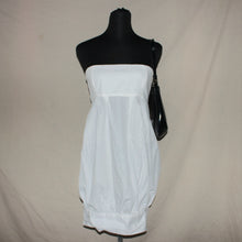 Load image into Gallery viewer, Copacabana white bubble hem midi dress (S)
