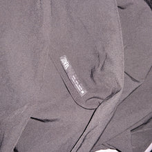 Load image into Gallery viewer, Ruffled asymmetrical off-shoulder black ruched top (L)
