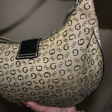 Load image into Gallery viewer, Vintage Guess monogram buckle shoulder bag
