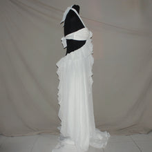 Load image into Gallery viewer, Selfie Leslie white floral asymmetrical long dress (S/M)
