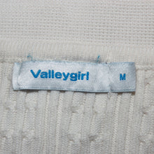 Load image into Gallery viewer, Knitted collard white top (M)
