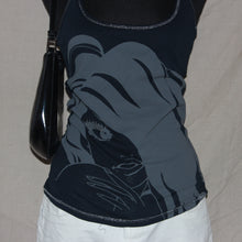 Load image into Gallery viewer, 2000s graphic black tank (S/M)

