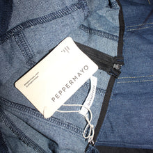 Load image into Gallery viewer, Pepper Mayo rosalia denim mini dress (XS)
