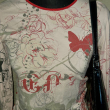 Load image into Gallery viewer, Kenzo graphic butterfly long sleeves top (M)
