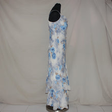 Load image into Gallery viewer, Gardenia floral patterned cowl neck long dress (XS)
