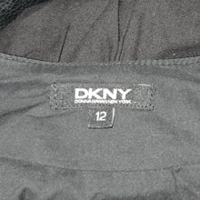 Load image into Gallery viewer, DKNY black flowy bedazzled top (S)
