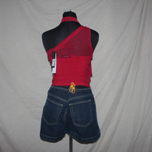 Load image into Gallery viewer, Tiger mist scarf top (XS)
