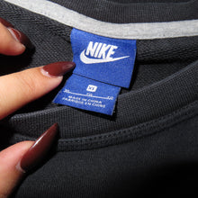 Load image into Gallery viewer, Nike navy blue swoosh sweater (XL)
