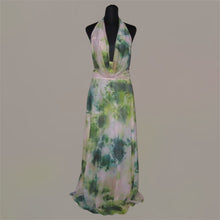 Load image into Gallery viewer, PEPPERMAYO floral mesh cowl neck long dress (S)
