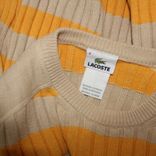 Load image into Gallery viewer, Lacoste stripped knitted sweater (S)
