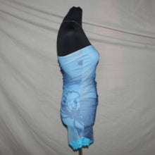 Load image into Gallery viewer, PLT blue butterfly patterned tube dress (XS)
