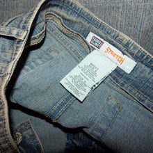 Load image into Gallery viewer, Faded Glory denim midi skirt (W28)
